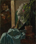 Natuurschilderij met gipsen bust - Christian Krohg — weergave van het kunstwerk