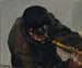 De Muzikant - Christian Krohg — weergave van het kunstwerk