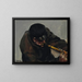 De Muzikant - Christian Krohg — ingelijst kunstwerk aan de muur