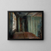 La salle verte - Christian Krohg — ingelijst kunstwerk aan de muur