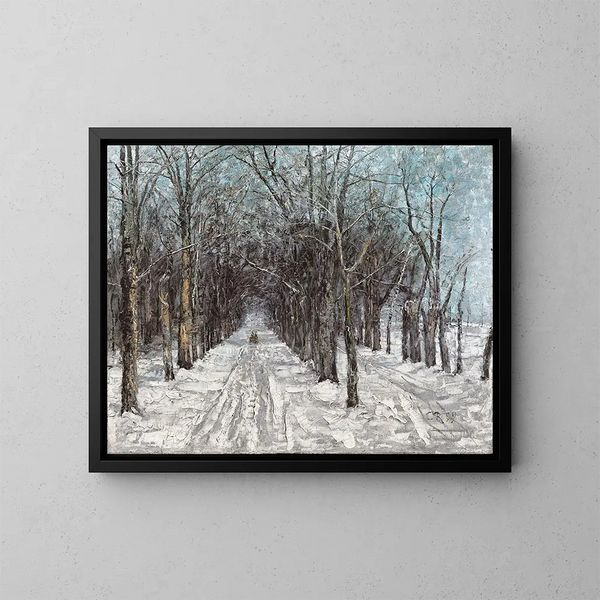 Allée du Belvédère à Weimar - Christian Rohlfs — ingelijst kunstwerk aan de muur