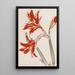 Red Amaryllis Painting - Christian Rohlfs — framed artwork on a wall