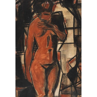 Christian Rohlfs - Stehender weiblicher Akt.webp