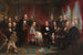 Washington Irving en zijn literaire vrienden in Sunnyside (gevallen van naamval) - Christian Schussele — weergave van het kunstwerk