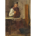 L'ebéniste van het dorp studie - Christian Thørestrup — weergave van het kunstwerk