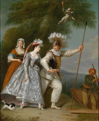 Christian Wilhelm Ernst Dietrich - Ein eleganter Herr als Pierrot.webp