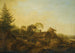 Landschap met molens aan de rand van een bos - Christian Wilhelm Ernst Dietrich — weergave van het kunstwerk