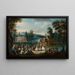 Feestelijkheden in een park - Christian Wilhelm Ernst Dietrich — ingelijst kunstwerk aan de muur