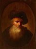Portret van een oude man - Christian Wilhelm Ernst Dietrich — weergave van het kunstwerk
