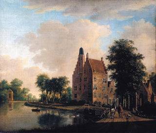 Huis Oudaen nabij Breukelen - Christian Zepp — weergave van het kunstwerk