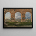 Uitzicht door drie bogen op de derde verdieping van het Colosseum - Christoffer Wilhelm Eckersberg — ingelijst kunstwerk aan de muur