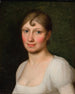 Christine Rebekka Eckersberg née Hyssing, eerste echtgenote van de kunstenaar - Christoffer Wilhelm Eckersberg — weergave van het kunstwerk