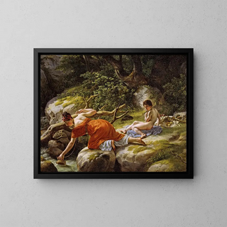 Christoffer Wilhelm Eckersberg - Hagar and Ismael in the Desert.webp