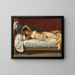 Model liggend - Christoffer Wilhelm Eckersberg — ingelijst kunstwerk aan de muur
