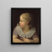 De zoon van de schilder Jens Juels Jens - Christoffer Wilhelm Eckersberg — ingelijst kunstwerk aan de muur