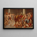 De wraak van Odysseus op de vrijers van Penelope - Christoffer Wilhelm Eckersberg — ingelijst kunstwerk aan de muur