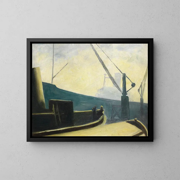 L'Atteinte - Christopher Wood — ingelijst kunstwerk aan de muur