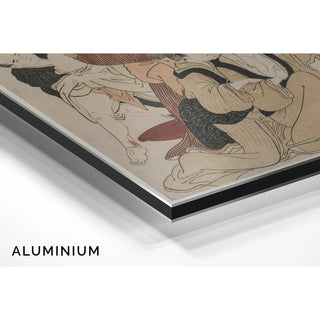 Chushingura, Acte III de L'entrepôt de la loyauté - Kitagawa Utamaro | Reproduction Tableau Décoration murale affiche copie