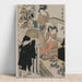 Reproductie van het schilderij Chushingura, Acte IX de L'entrepôt de la loyauté - Kitagawa Utamaro | L