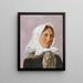 A Girl of Skagen - Cilius Andersen — framed artwork on a wall