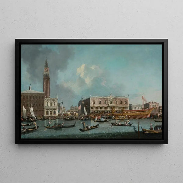 Circle Of Bernardo Canal - The Bucintoro Returning To The Molo On Ascension Day.webp