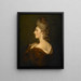 Portret van een vrouw vermoedelijk Mme James Fox - Cirkel van Joshua Reynolds — ingelijst kunstwerk aan de muur