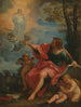 Sint Johannes de Evangelist op Patmos - Cirkel van Carlo Maratti — weergave van het kunstwerk