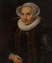 Portrait of Anna Jacobsdr Blaeu, wife of Cornelis Pietersz Hooft - Circle of Cornelis Pietersz van der Voort — artwork view