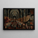 Het Banket van Balthazar - Cercle van Frans Francken de Jonge — ingelijst kunstwerk aan de muur