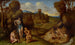 Allégorie - Cercle de Giorgione — weergave van het kunstwerk