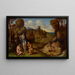 Allégorie - Cercle de Giorgione — ingelijst kunstwerk aan de muur