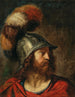 Mars - Cercle van Giovanni Francesco Barbieri — weergave van het kunstwerk