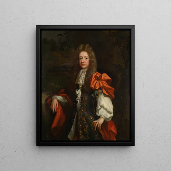 Circle of Henri Gascar - Portrait of A Man Possibly Roger Mainwaring of Kermincham.webp