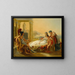 van Eneüs die de tegenspoed van Troje vertelt aan Dido - Cirkel van Pierre-Narcisse Guérin — ingelijst kunstwerk aan de muur