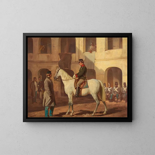 Circle of Wilhelm Richter - In The Barracks.webp