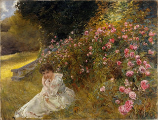 Clara von Rappard - Miss Hardy on the rose terrace in Rugenpark Interlaken.webp
