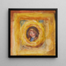 Claude Renoir en medaillon - Pierre — ingelijst kunstwerk aan de muur