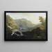 van tekenaars voor een waterval aan de voet van het Tivoli - Claude-Joseph Vernet — ingelijst kunstwerk aan de muur