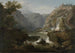 De Watervallen bij Tivoli - Claude-Joseph Vernet — weergave van het kunstwerk
