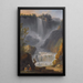 View of the Marmore Falls near Terni - Claude-Louis Châtelet — framed artwork on a wall