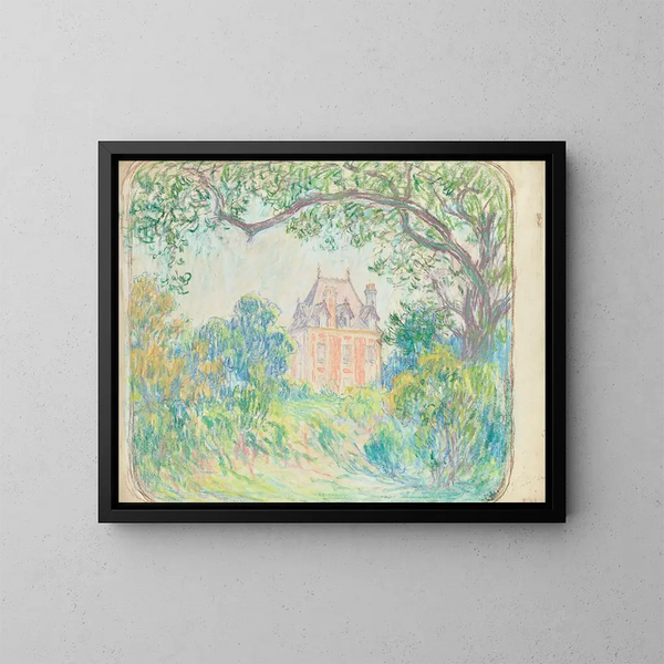 La maison de Rodin à Meudon - Claude-Émile Schuffenecker — ingelijst kunstwerk aan de muur