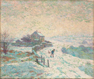 Claude Emile Schuffenecker - Paysage de neige.webp