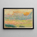 Study for a landscape with figure and houses - Claude-Émile Schuffenecker — framed artwork on a wall