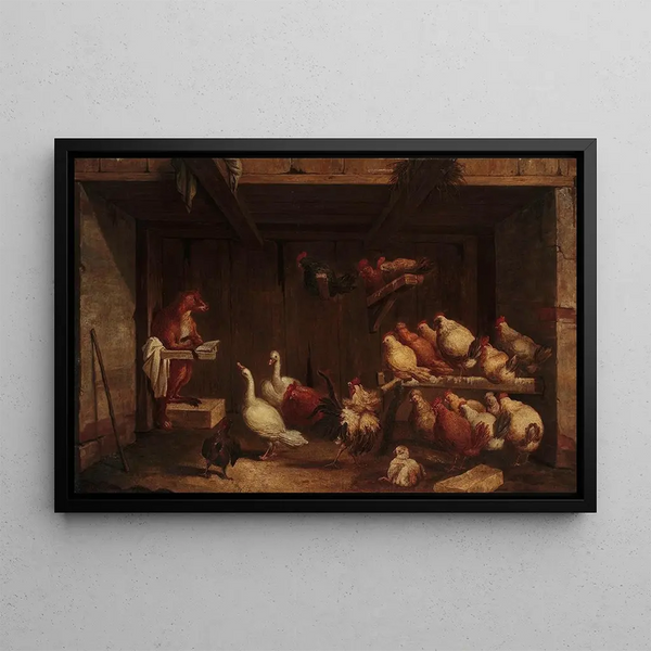 Claude Gillot - Fox preaching to birds.webp