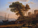 Een kunstenaar die naar de natuur studeert - Claude Lorrain — weergave van het kunstwerk