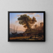 Een kunstenaar die naar de natuur studeert - Claude Lorrain — ingelijst kunstwerk aan de muur