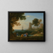 Vue côtière avec l'enlèvement d'Europe - Claude Lorrain — ingelijst kunstwerk aan de muur
