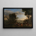 L'adoration du veau d'or - Claude Lorrain — ingelijst kunstwerk aan de muur
