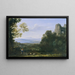 Landschap met Apollo en Mercurius - Claude Lorrain — ingelijst kunstwerk aan de muur