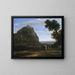Vue de Delphes avec une procession - Claude Lorrain — ingelijst kunstwerk aan de muur